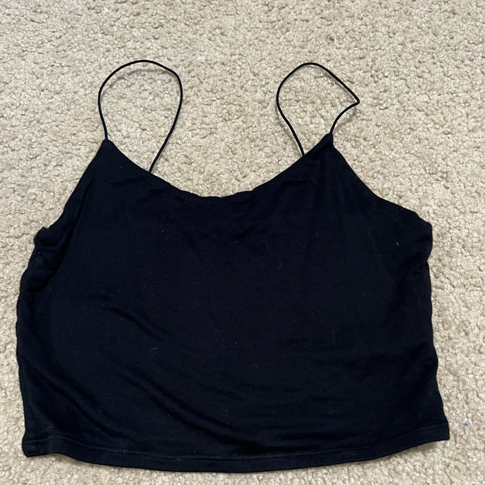 Black bungee tank top
